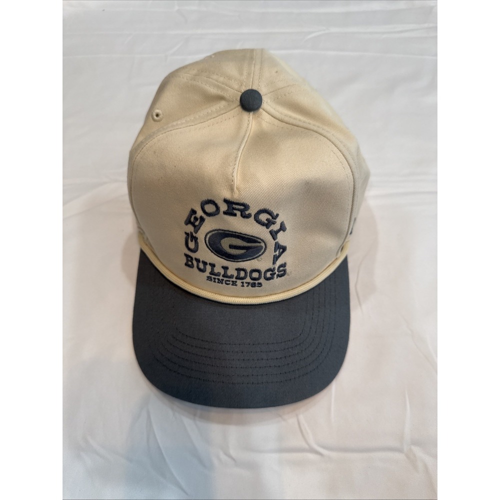 Georgia Bulldogs Ranchero 47 Brand Cream Two Tone Hitch  Snapback Hat NWOT